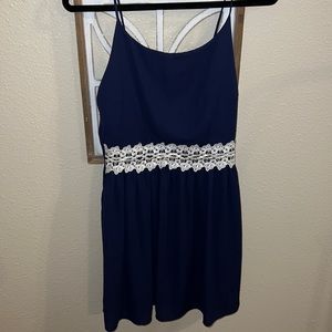 Navy blue dress sz m